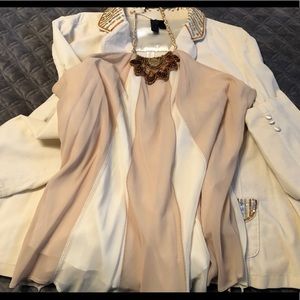 Plus Size Gorgeous Beaded Halter top!!